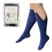 Closed Toe 15-20 mmHg Moderate Compression Leg YKK Zipper Navy Socks 0 Navy