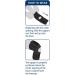 iGO Elastic Knee Support - Medium Black | Premium Comfort & Support for Active Lifestyle - International Shipping Available - Buy Online on GoSupps.com