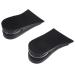 Didiseaon 1 Pair Thickened Foot Cushions Massages Cushionaires Shoe Riser Shoe Insert Half Heightening Insole Black Plantar is Unusual Half Insoles Floor Mat Sole of Foot Man