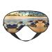 Turtles on The Beach Eye mask Soft Elastic and Adjustable Nighttime Comfort Sleeping mask Suitable for Both Men and Women
