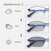 Buy Outfany Intellireaders Titanium Reading Glasses 3.5X - Stylish Grey Readers for Men & Women | International Shipping Available - Buy Online on GoSupps.com