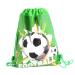 HOMSFOU 9pcs Kids Soccer Ball Kids Birthday Party Bags Gift Bags Football Treat Bags Football Goodie Bags Drawstring Burlap Bag Party Cookie Bag Kids Football Child Beam Port Storage Box