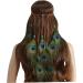 Girls Lady Peacock Feather Headband Hippie Headpiece Tribal Indian Fascinator Feather Hairband Headdress Hair Accessories - Buy Online on GoSupps.com