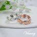 Vicmag Ultra Strength Copper Magnetic Rings for Men & Women - 99.99% Pure Copper Adjustable Size Gift Box Included - Silver & Rose Gold Leaf Shape - Buy Online on GoSupps.com