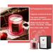 Aromatherapy Candle - 150g Soy Wax | Fruity Floral Scent | Home & Spa Gift | Red Pomegranate & Diamond - Buy Online on GoSupps.com