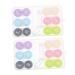 Lalafina 1 sentence 2 boxes contact lens container Local storage holder Storage container for contact lenses Contact lens applicator Invisible travel plastic storage box