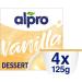 Vanilla Soya Dessert Bundle which Contains Alpro Vanilla Dairy Free Vegan Soya Dessert 4x125g - Pack of 2 with Grocery List Card - Buy Online on GoSupps.com