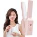 Small Curling Iron | Rechargeable Hair Straightener and Curler - Safe Professional Curling Wand for Women of Straight and Curly Hair Kagrote Pink - Buy Online on GoSupps.com
