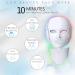 LED Face Mask Light Therapy | 7 Color Skin Rejuvenation & Anti-Aging Treatment for Face & Neck - Buy Online on GoSupps.com