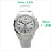SHMIOU English Talking Watch for Senior Blind, Visually Impaired - Silver Unisex Quartz Analog Bracelet - Buy Online on GoSupps.com