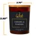 Premium Scented Candle - Caramel Pumpkin | 5oz Aromatherapy Candle Gift for Women | Fall & Christmas Home Decor - Buy Online on GoSupps.com
