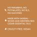Barrel and Oak Aluminum-Free Deodorant for Men | Natural Sea Salt & Amber Spiced Sandalwood Scent 24-Hour Protection - Buy Online on GoSupps.com