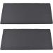 AOVNA 2 Pieces Reptile Basking Platform Tortoise Rock Plate Slate Reptile Food Dish Slate Habitat for Turtle Lizard Snake Chameleon 24 12cm - Buy Online on GoSupps.com