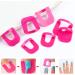 Buy Kztha 26pcs Nail Polish Template Kit | Reusable Nail Art Edge Skin Barrier & Tools for Perfect Paint Protection - Buy Online on GoSupps.com