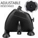 Mini Exercise Bike Himaly Under Desk Pedal Exerciser with LCD Screen - Portable Arm & Leg Peddler Machine in Black - Buy Online on GoSupps.com