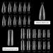 Poly Extension Gel Nail Kit - 240PCS Ballerina Stiletto Molds & Tools for DIY Nail Extension Manicure - Buy Online on GoSupps.com