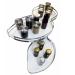 O Lankeji corner Kitchen bearings kitchen cupboard corner closure to take off storage kitchen corner take off carousel kitchen bearing (size: right open)