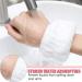6Pcs Spa Headband and Wristband Set for Women - Microfiber Facial Headband and Wrist Washbands in Pink & White - Buy Online on GoSupps.com