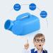 Male Portable Urinal Reusable Pee Bottles Home Thick Firm Bottle with Lid for Men 1L (Blue) Happy - Buy Online on GoSupps.com