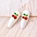 40pcs 3D Cherry Nail Charms Rhinestones - Pink/Red Gold 6mm/8mm - Cute Fruit Gems for DIY Manicure - Buy Online on GoSupps.com