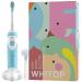 WHITOP ED07 Sonic Electric Toothbrush for Kids Rechargeable 3 Modes Wireless Charging Children's Electronic Tooth Brush with Smart Timer Once Charge for 70 Days Blue