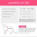 Ouuonno Cat Recovery Suit - Post-Surgery Pajama for Abdominal Wounds & Skin Diseases E-Collar Alternative Violet S - International Shipping Available - Buy Online on GoSupps.com