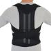 Aofit- B003 Unisex - Lumbar Support Plus Size Back Support Medical Double New Fully Adjustable Back Brace for Posture Correction and Back Pain Support (XXL(Length:52") Black) 2X-Large(length:52") black