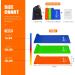 Non-Latex Resistance Bands Set - 1.5m Orange/Green/Blue - For Physical Therapy, Strength Training, Yoga, Pilates - Home Workout Bands with Different Strengths - Buy Online on GoSupps.com