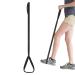 Leg Lifter Strap | Extra Long Leg Strap with Webbed Loops | Rigid Hand Strap & Foot Loops Leg Lift Assist & Riser Mobility Tool for Wheelchair Hip & Knee Surgical