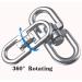 20 Pcs M5 Double Ended Swivel Eye Hook 304 Stainless Steel Eye to Eye Swivel Shackle Ring Connector - Buy Online on GoSupps.com