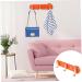 Alipis Coat Drying Hangers Keychain Pegs Plastic Belt Wardrobe Wall for Silk Bath Purse Rack Back Rail 19X3CM Orange - Buy Online on GoSupps.com