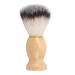 Moum routes beard brush shaving brush for soft hair bare cleaning brush for men wooden handle rich foam for everyday use 3 pieces