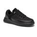 OrthoComfoot Men's Fashion Sneakers with Arch Support Comfortable Waterproof Shoes for Plantar Fasciitis Orthopedic Walking Shoes for Heel and Foot Pain Relief 11 W1-black
