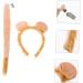 HONMEET 6 Sets Lion Headband Set Therian Animal Headbands with Ears Animal Fancy Dress Animal Headband and Tail Lion Tail Cosplay Costume Animals Cosplay Prop Headband Hat Fabric - Buy Online on GoSupps.com