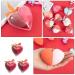 Housoutil Heart-Shaped Makeup Sponge Set - 6 Boxes of Highlighter & Eyeshadow Applicators for Flawless Skin Care | Travel-Friendly Makeup Tools - Buy Online on GoSupps.com