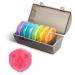 Weekly Pill Dispenser and Reminder Pill Box 7 Day, Portable Travel Pill Organizer, Detachable Pill Box, Easy to Carry Pill Case, for Vitamin/Pill/Fish Oil (3 Times a Day)