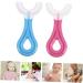 Fomiyes 2-Pack U-Shaped Child Toothbrush - Soft Bristle Mouth Cleaning Tool for Babies - Buy Online on GoSupps.com
