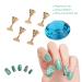 4-Color Nail Art Display Stand - Alloy Holder & Tip Practice Base for Nail Salons (Blue) | International Shipping Available - Buy Online on GoSupps.com