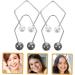 2 paires Entra neur de Fossettes pour Visage Femme Portable Exercices Musculaires Faciaux pour Cr er Fossettes Naturelles L ger et Compact Argent et Noir - Buy Online on GoSupps.com