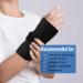 Paskyee Adjustable Carpal Tunnel Wrist Brace for Pain Relief - Left/Right Hand Support L/XL - Arthritis & Tendonitis Relief - Buy Online on GoSupps.com