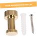 Alipis 4 Pcs Bathroom Towel Hook Black Hooks for Hanging Multifunctional Brass Wall Hooks Clothing Indoor 3X1.8X1.8CMx2pcs Goldenx2pcs - Buy Online on GoSupps.com