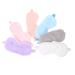 Hemoton 6pcs Rabbit Fur Blackout Sleeping Faux Rabbit Fur Bedtime Eye Cover Satin Eye Masks for Travel