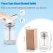 4 Oz Square Clear Glass Nail Polish Remover Bottle with Pump Dispenser - Buy Online on GoSupps.com