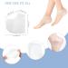 Silicone Heel Pads - 2 Pairs Gel Protectors for Plantar Fasciitis Relief & Heel Pain - Buy Online on GoSupps.com