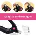 Acrylic Nail Clipper U Shaped Nail Edge Trimmers False Nail Tip Scissors Black fake nail clipper - Buy Online on GoSupps.com