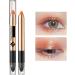 Glitter Eyeshadow Pen - Eye Highlighter Last Up to 12 Hours 2 In1 | Long Lasting Shimmer Cream Eyeshadow Pencil Crayon for Party Datings Sugar Orange Dtt 02#sugar Tachibana - Buy Online on GoSupps.com