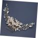 Angoily 1pc Pearl Comb Bridal Hair Comb Wedding Hair Accessory Tiara Rhinestone Barrettes Handmade Comb Barrette Wedding Hair Comb Hair Accessories Hanfu Headgear The Photo Bride - Buy Online on GoSupps.com