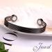 Jeracol Copper Magnetic Bracelet for Women Men - Adjustable Striped Style Bangle with 6 Magnets (3500 Gauss Each) - Includes Jewelry Gift Box - Black - Buy Online on GoSupps.com