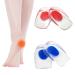 Carehabi heel spur inserts for shoes women and men 2 pairs of soft gel heel pillows gel pillow orthopedic for the heel and Achilles tendon