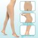 Evolyline Medical Compression Pantyhose for Women & Men 20-30mmHg Footless Graduated Support Tights Compression Pantyhose Opaque Compression Socks Stockings for Varicose Veins Edema Flight Nursing Beige M - Buy Online on GoSupps.com